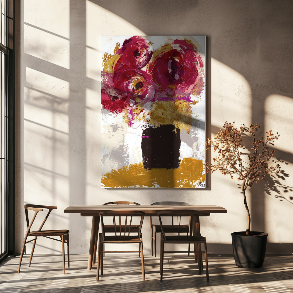 Canvas print - Img 6878ps over dining table