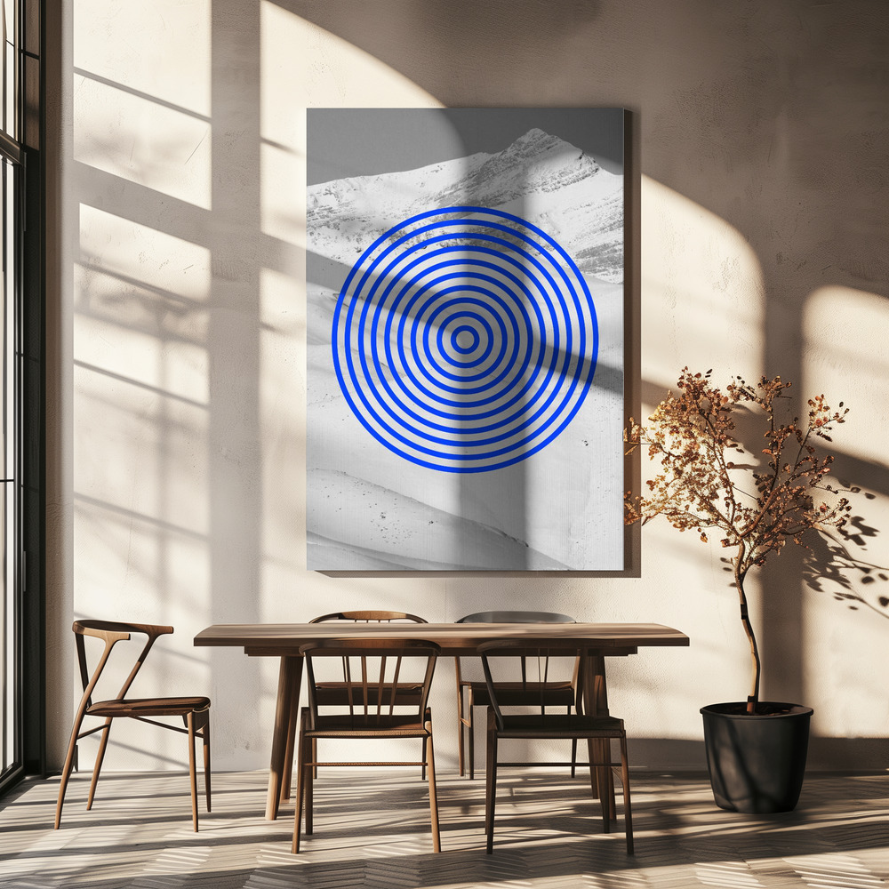 Canvas print - 77.png over dining table