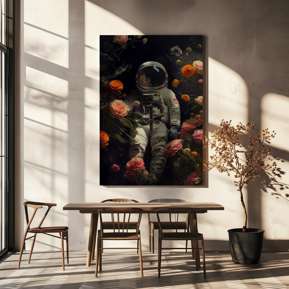 Canvas print - My Space Garden over dining table
