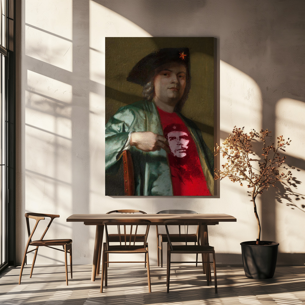 Canvas print - Old Revolutionary over dining table