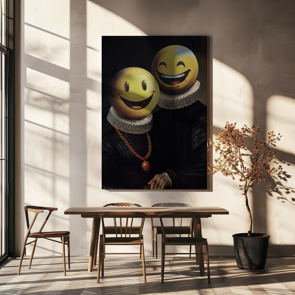 Stampe su tela - The Smilers sopra il tavolo da pranzo