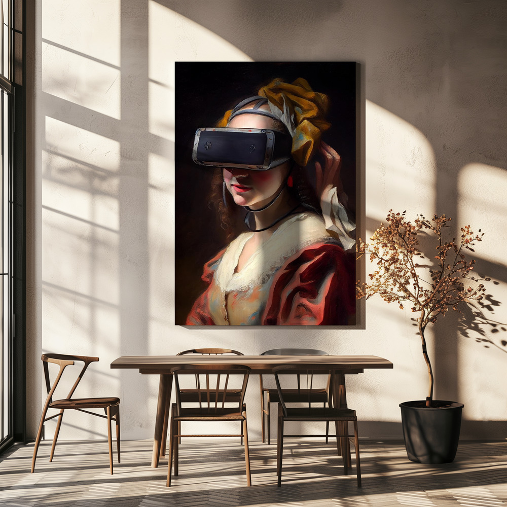 Canvas print - Vr Experience over dining table