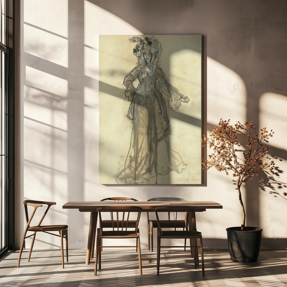 Canvastavla Hommage à Gainsborough I - Tavla över matbord