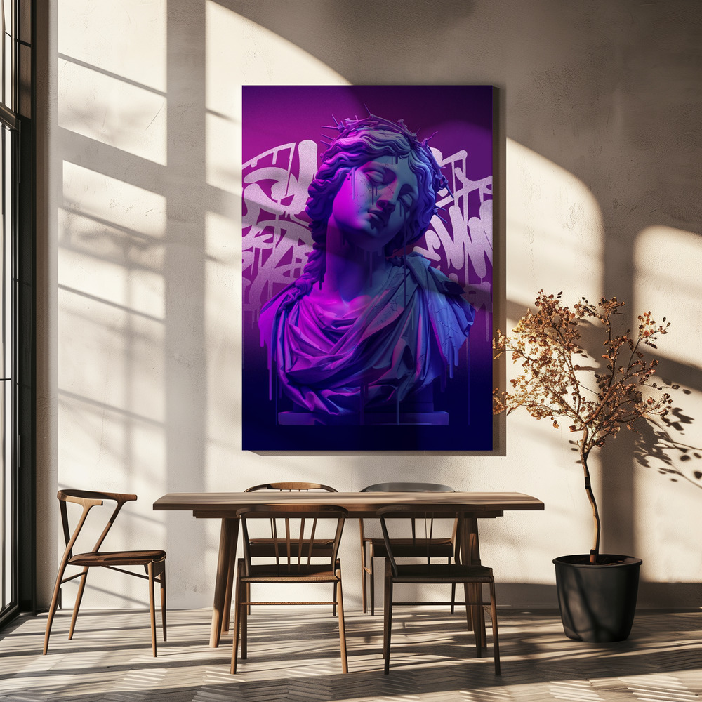 Canvas print - Urban Delirium over dining table