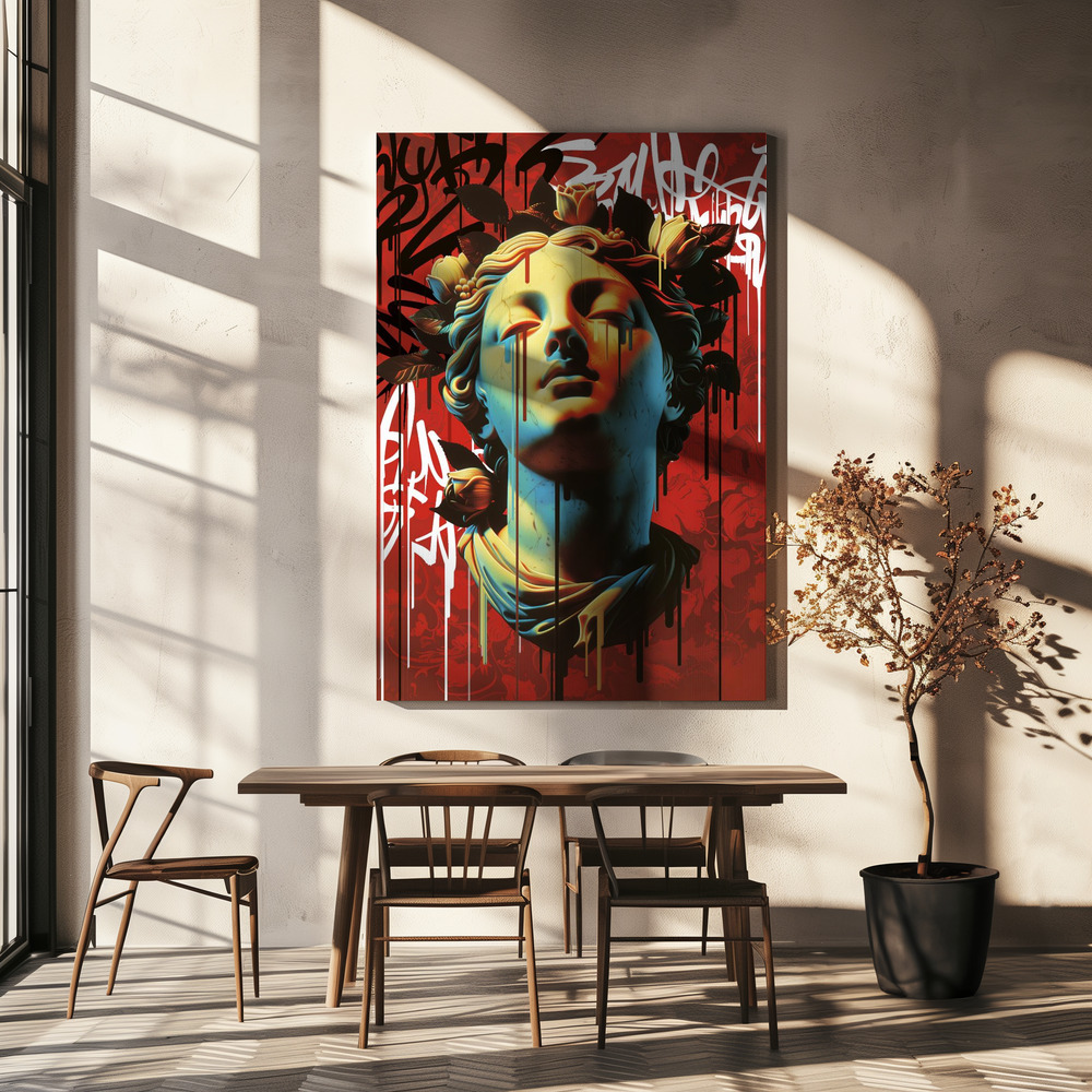 Canvas taulu - Vandal Ariadna ruokapöydän yli