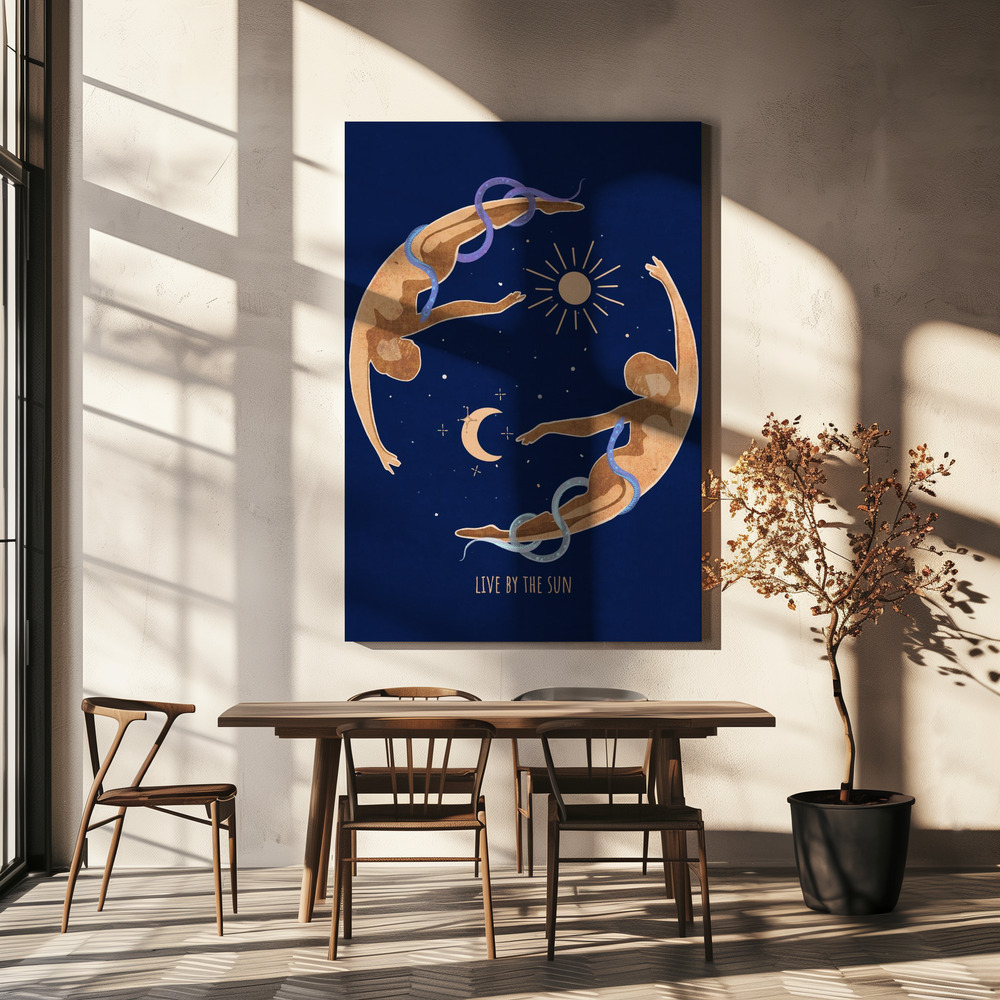 Canvas print - Celestial Harmony over dining table