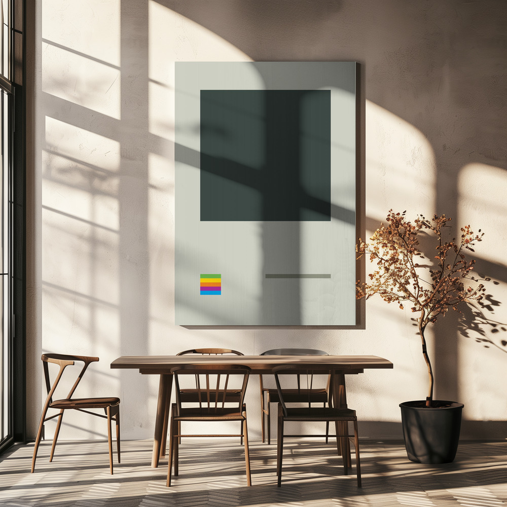 Canvas print - Abstract 01 over dining table