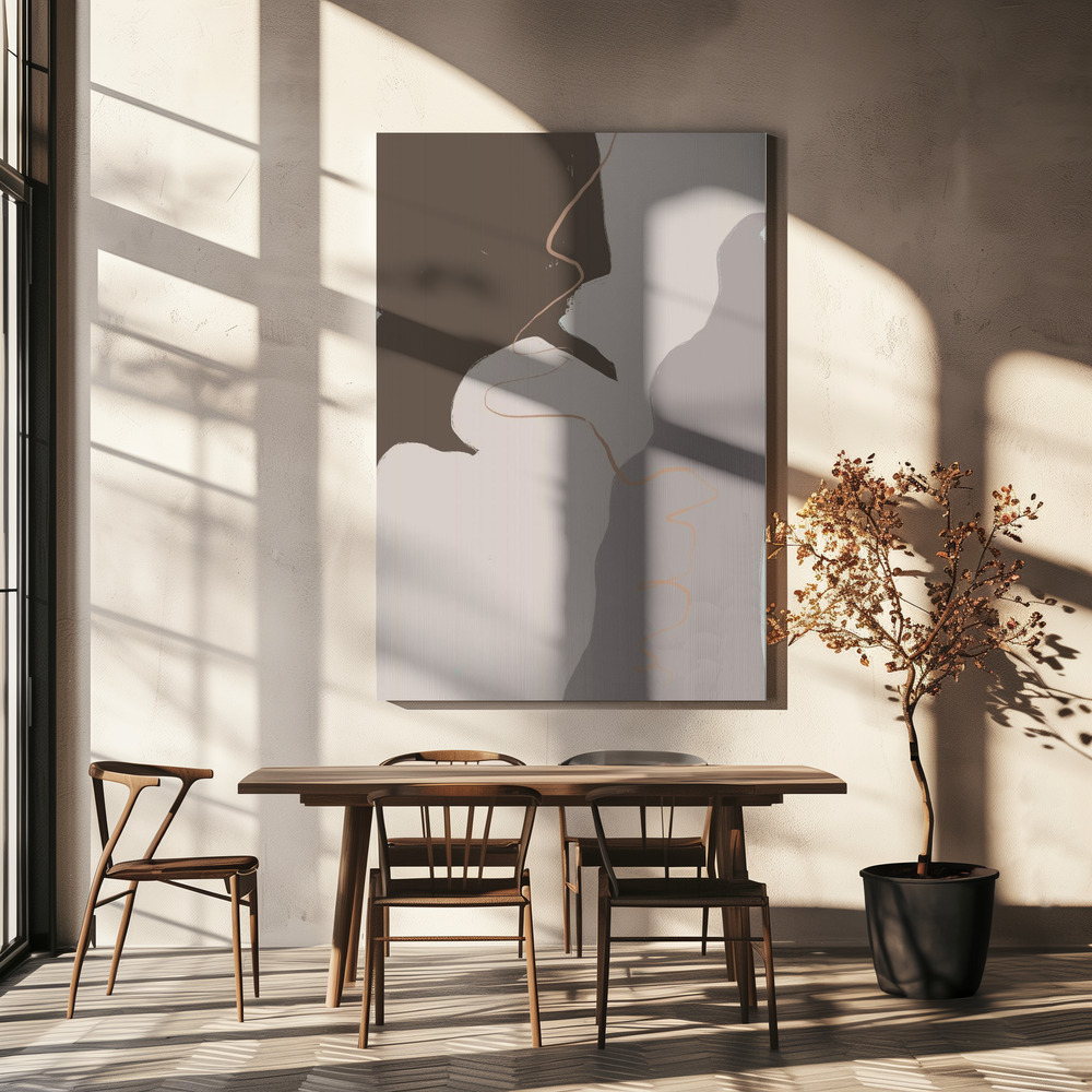 Canvas print - Abstract over dining table