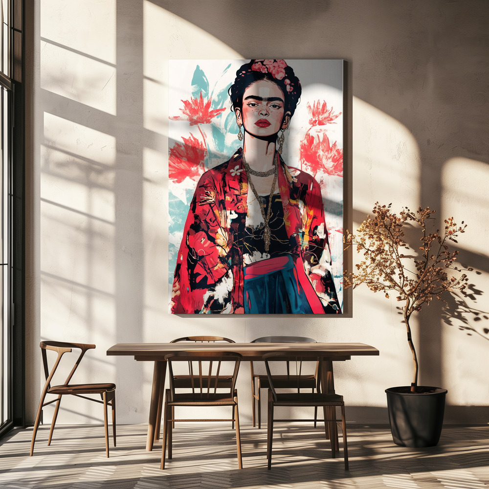 Canvas print - Autumn Frida over dining table