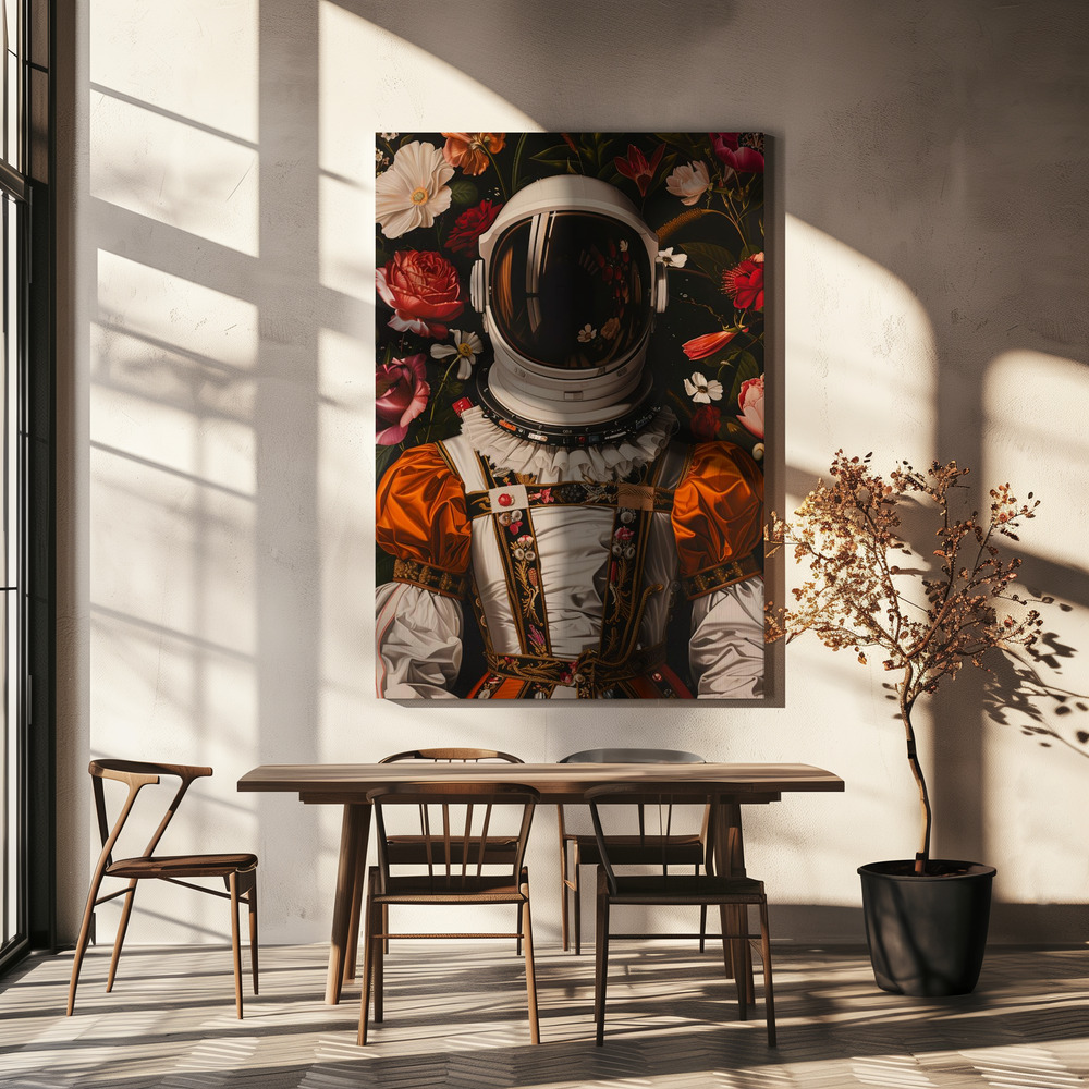 Canvas print - Cosmic Renaissance over dining table