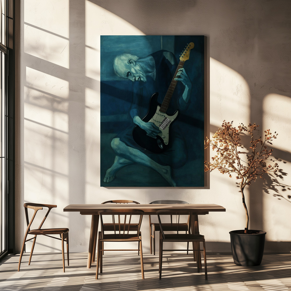 Canvas print - The Old Rocker over dining table
