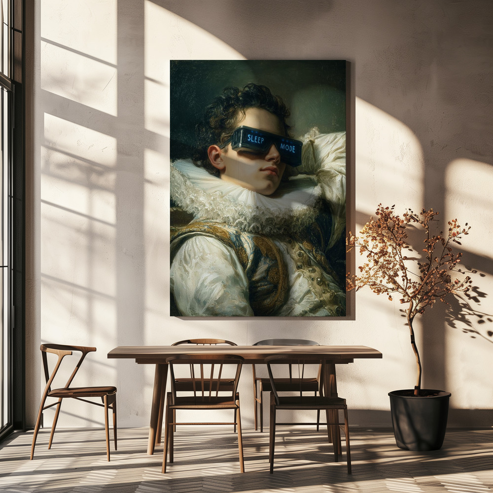 Canvas print - Sleep Mode over dining table