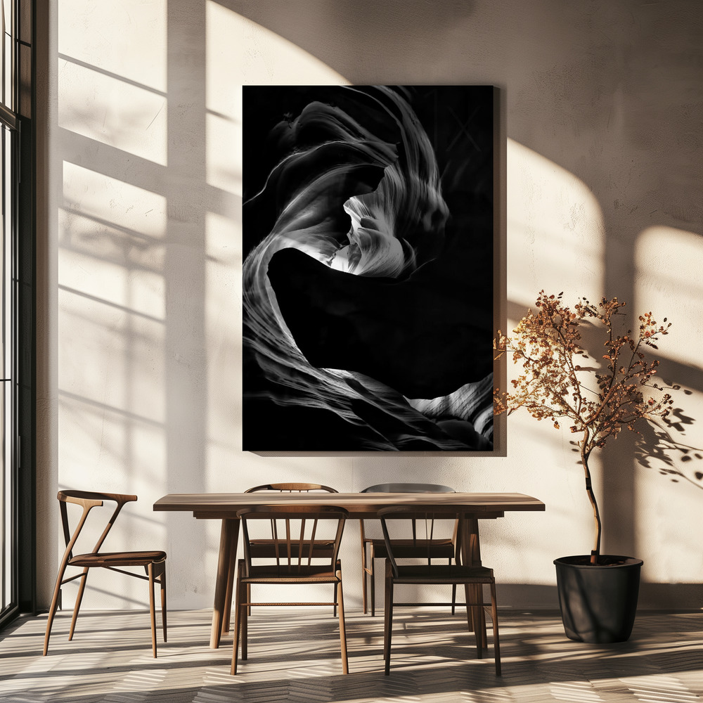 Canvas print - Vortex of Lights over dining table