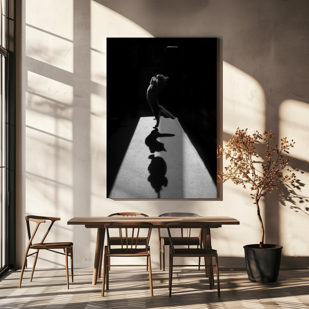 Canvas print - Edgar the Great II. over dining table