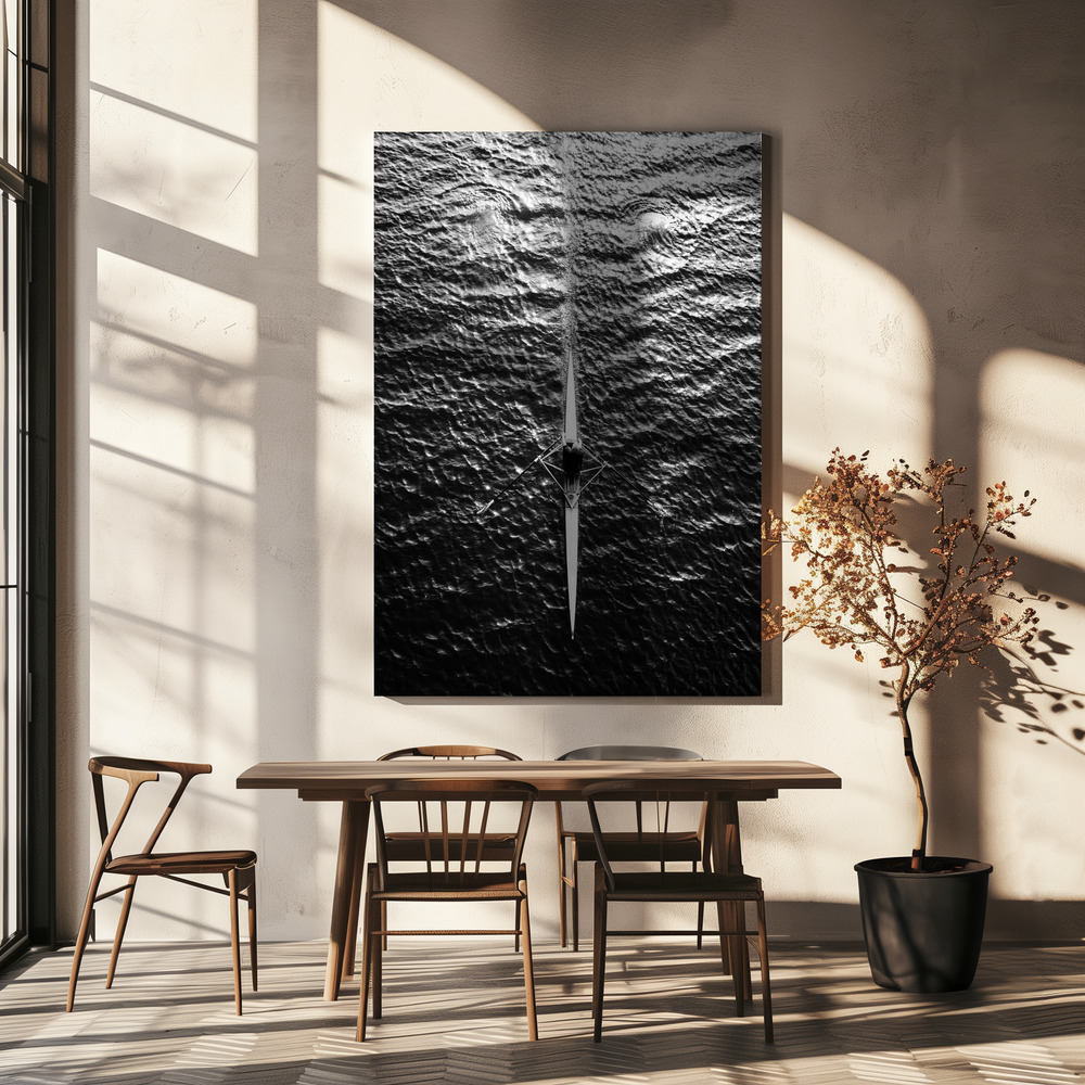 Canvas print - Solitary Voyage over dining table