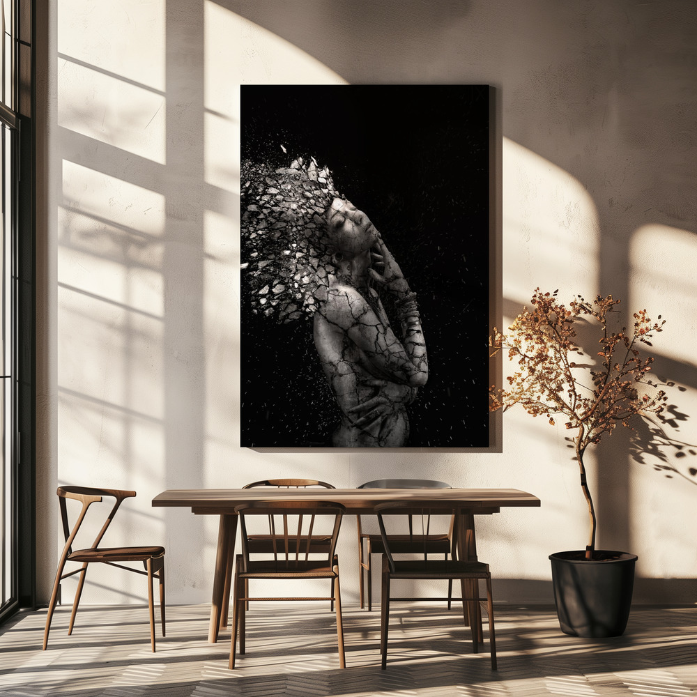 Canvas taulu - The Fragile Squaw ruokapöydän yli
