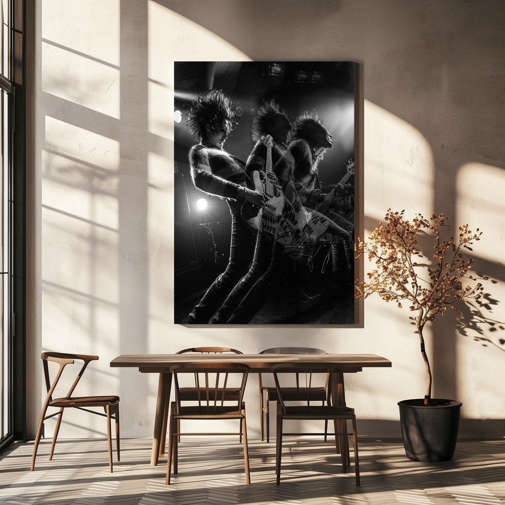 Canvas print - Afterimage over dining table