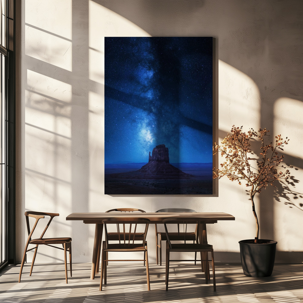 Canvas schilderi - Monument Milkyway boven eettafel