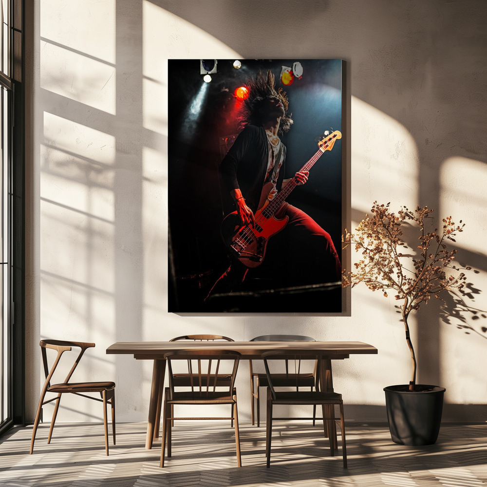 Canvas print - Livephotography over dining table