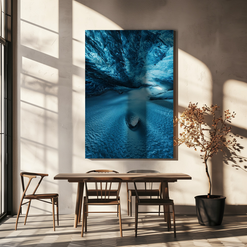 Canvas taulu - Crystal Cave I ruokapöydän yli