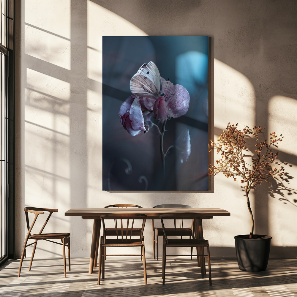 Canvas print - Tainted Love over dining table
