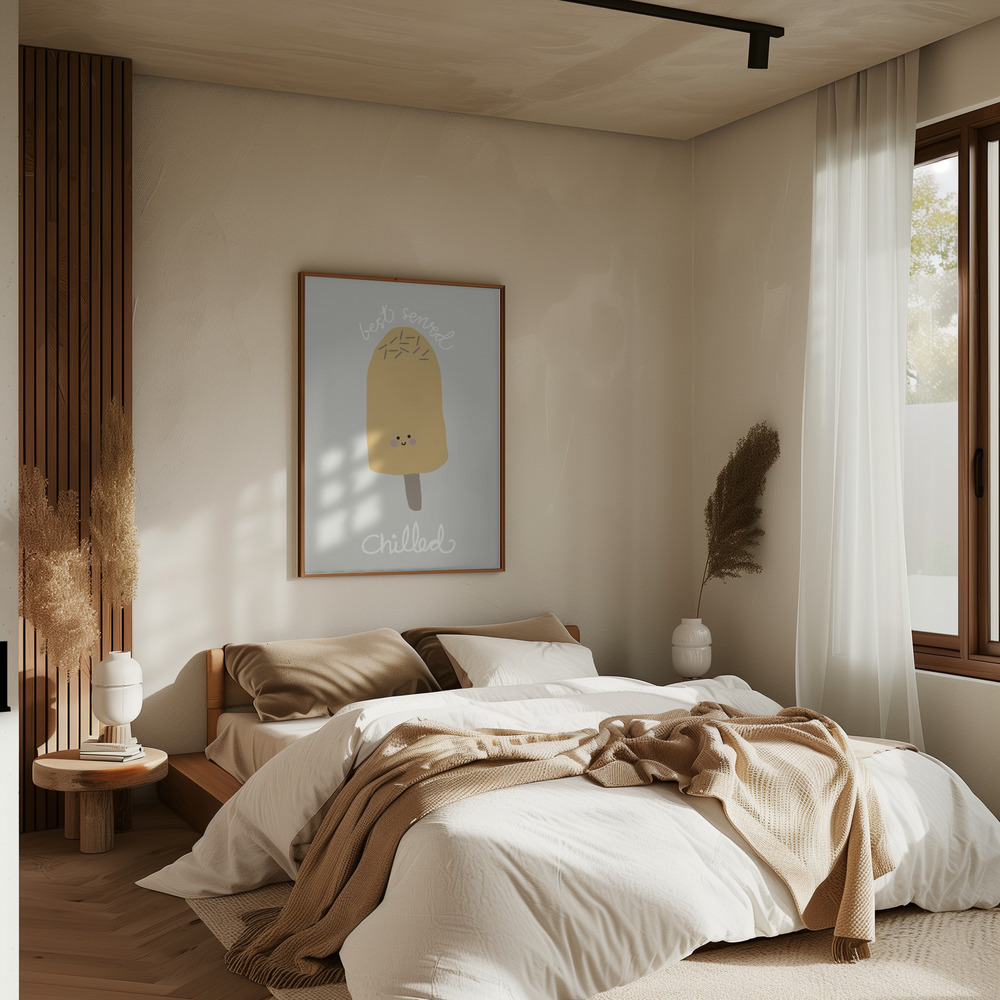 Poster - Chilled Ice Cream in bedroom