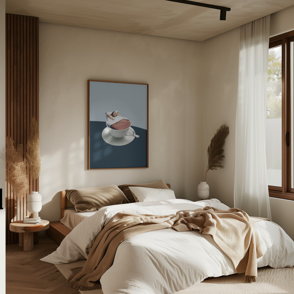 Poster - Morning rituals in bedroom