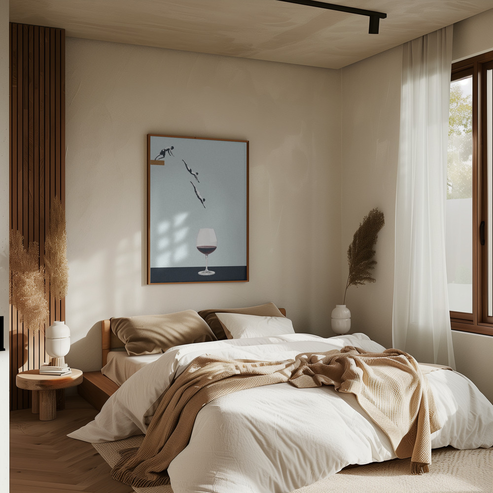 Poster - Your best friends forget you get old in slaapkamer