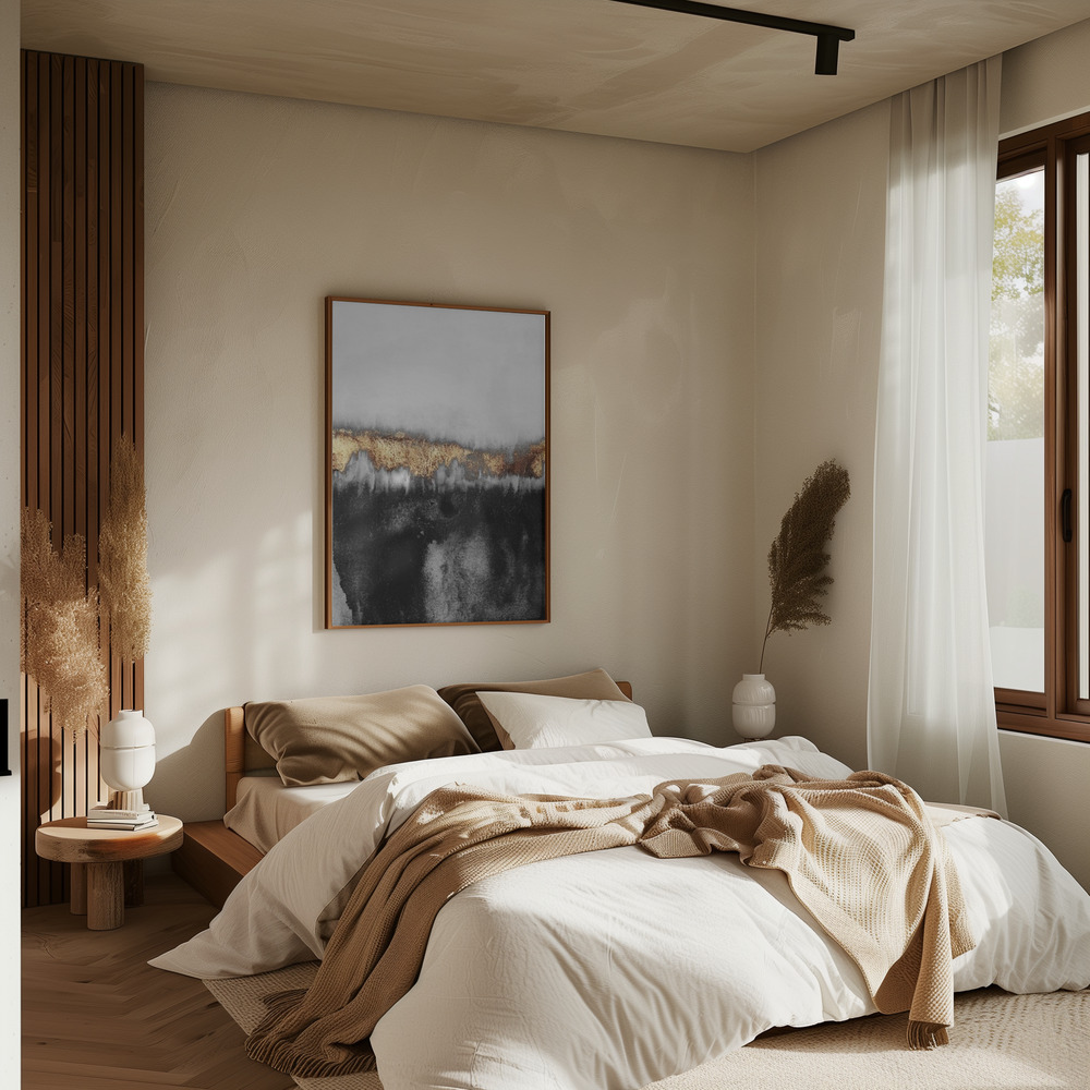 Poster - Gloomy in slaapkamer