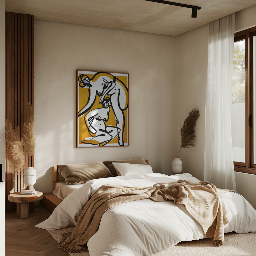 Poster - The Female Dancers im Schlafzimmer