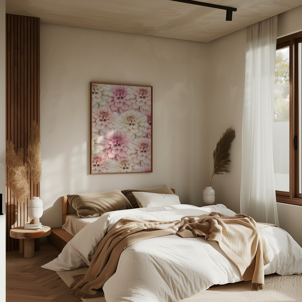 Plakat - Dahlia i soveværelset