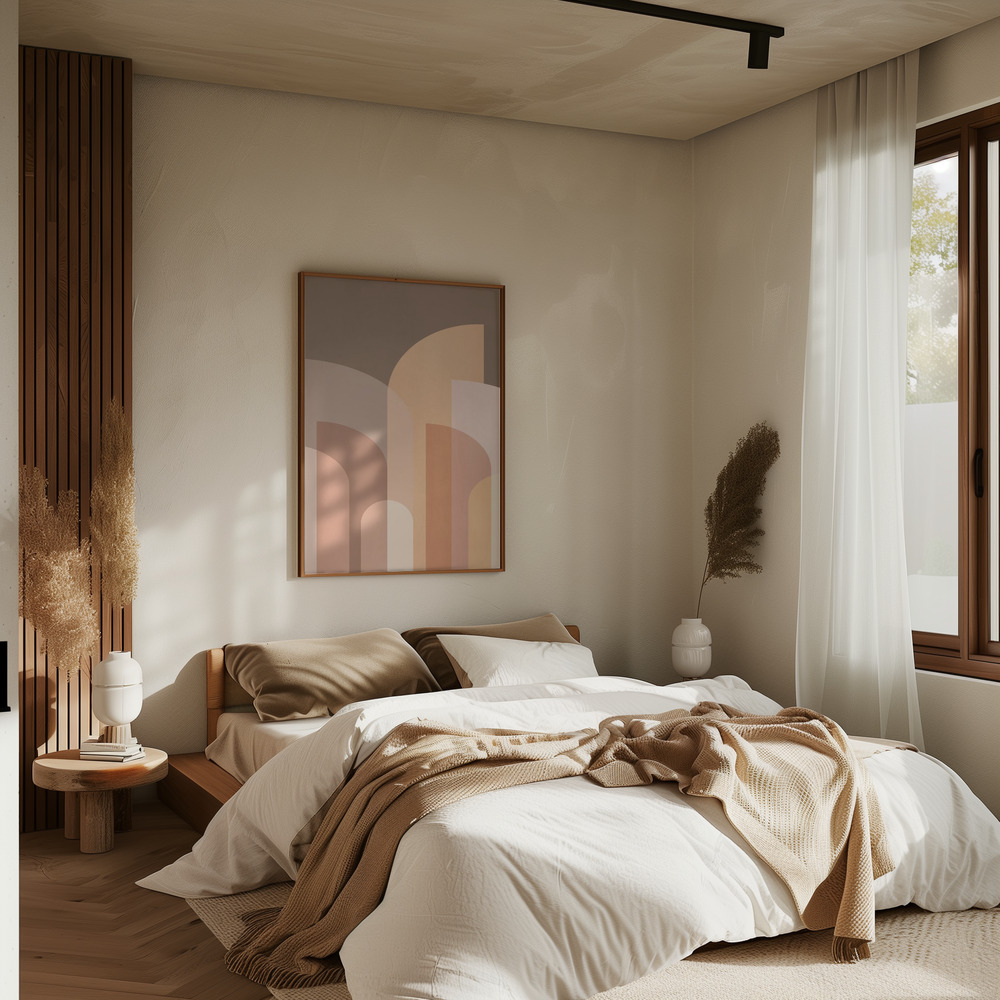 Poster Retro Geometric II - Affisch i sovrummet