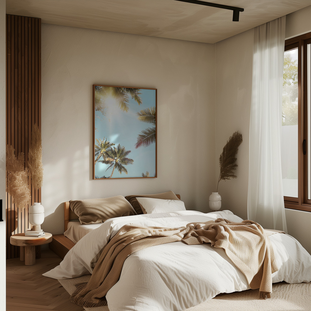 Poster - Sun Rays in bedroom