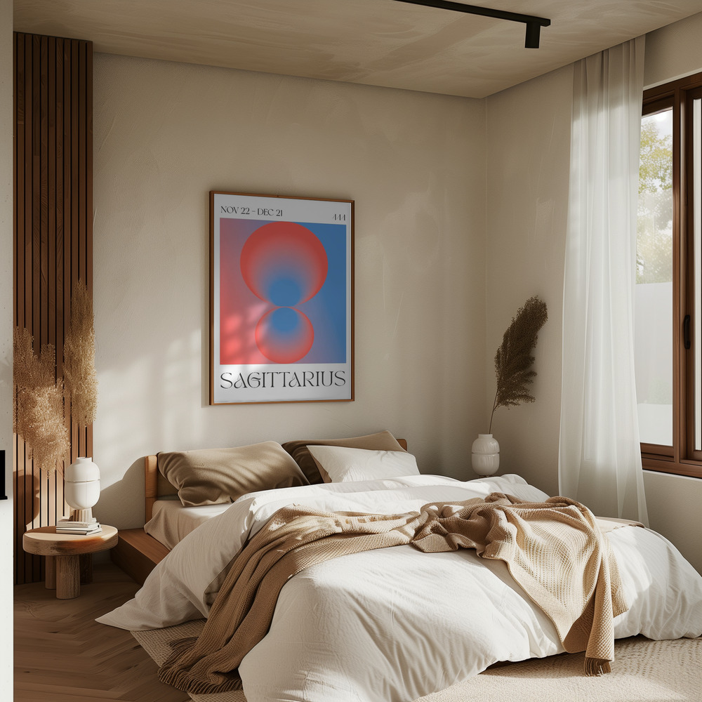 Plakat - Sagittarius i soveværelset