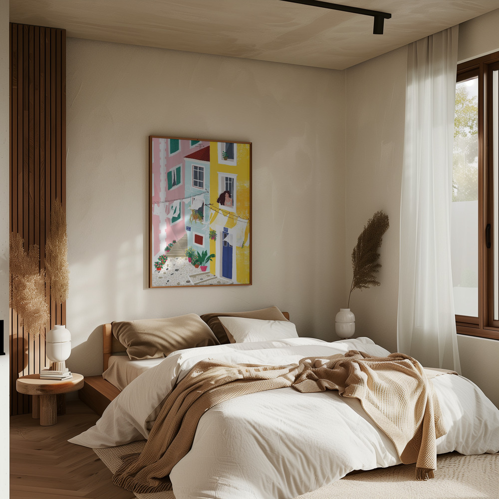 Plakat - Chillin i soveværelset