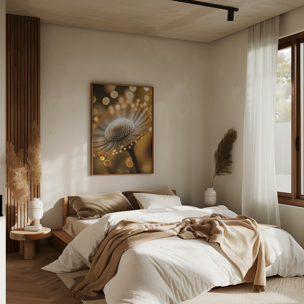 Poster - Golden Hour in bedroom