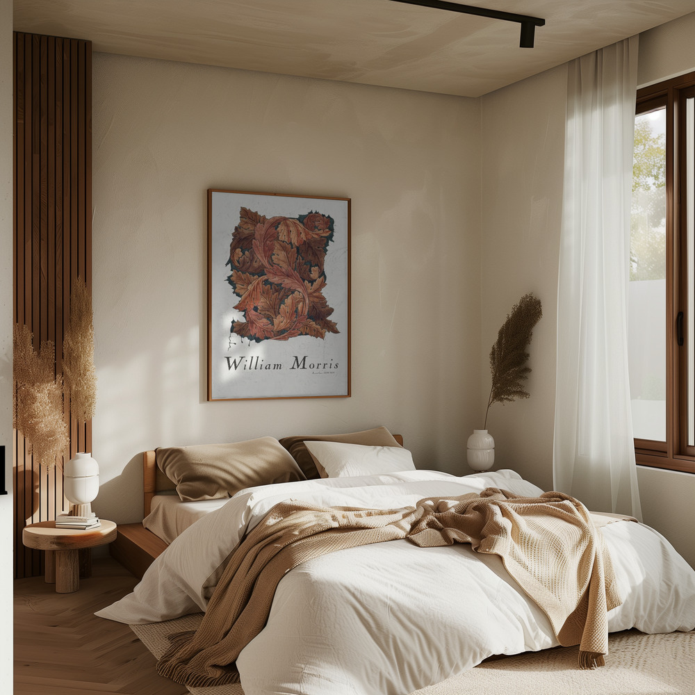 Poster - Acanthus in bedroom