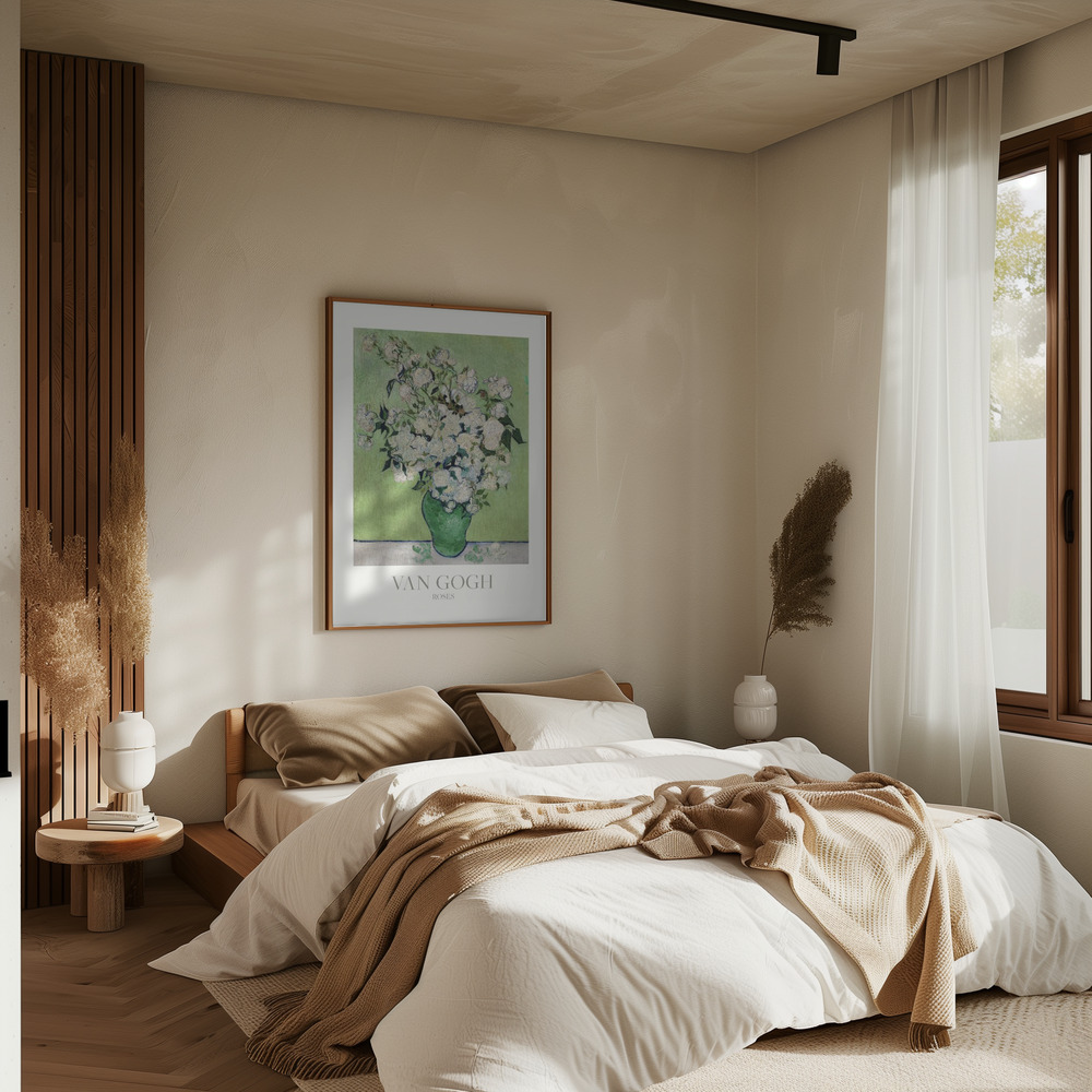 Poster Roses - Affisch i sovrummet