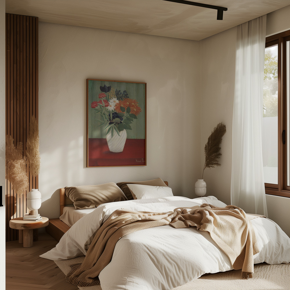 Poster - Bouquet De Fleurs in bedroom