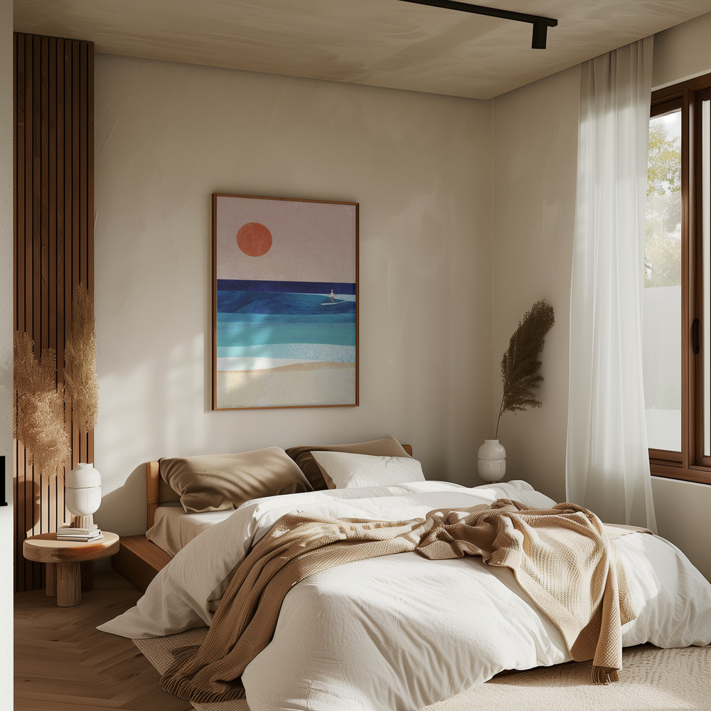 Poster - Surf Girl in bedroom