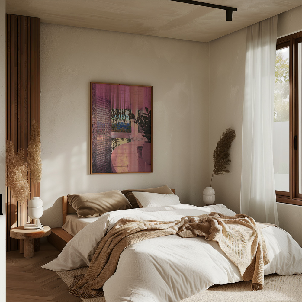 Poster - INDOOR POOL in slaapkamer