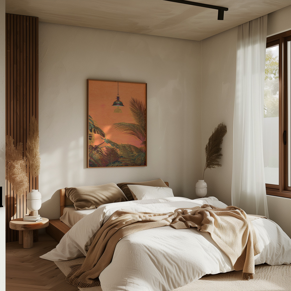 Poster - TROPICAL WALL in bedroom
