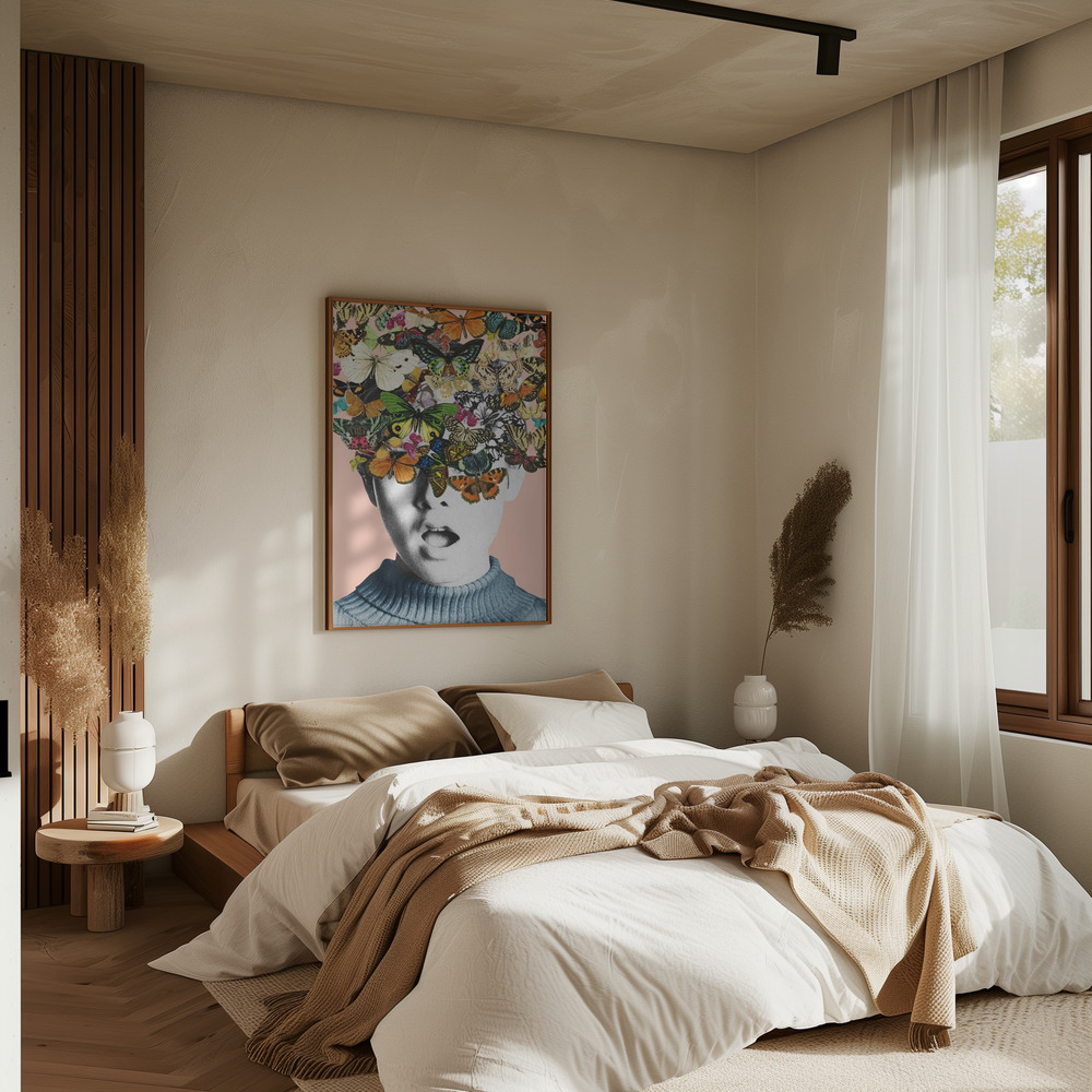 Poster - Twiggy surprise in bedroom