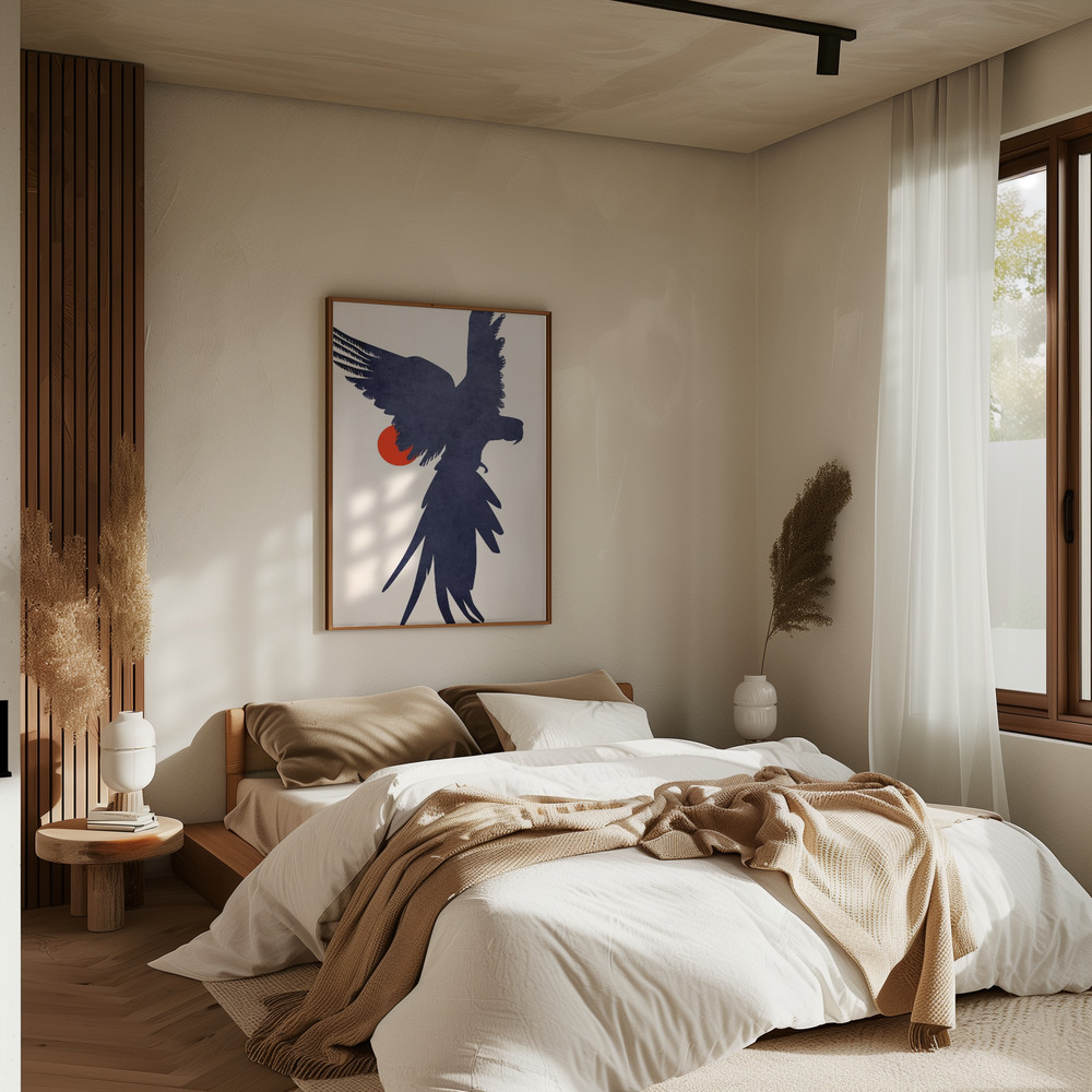 Plakat - Parrot i soveværelset
