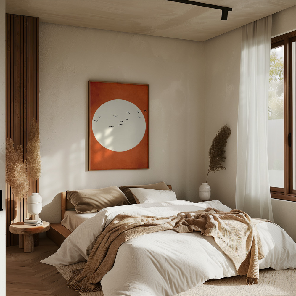 Poster - Warming Feelings in bedroom