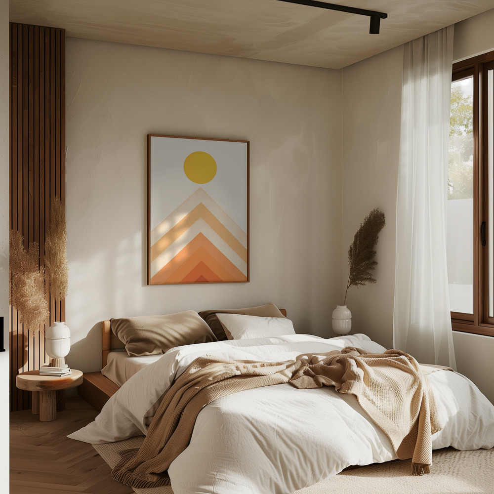 Poster - Mountainscape Nº4 in bedroom