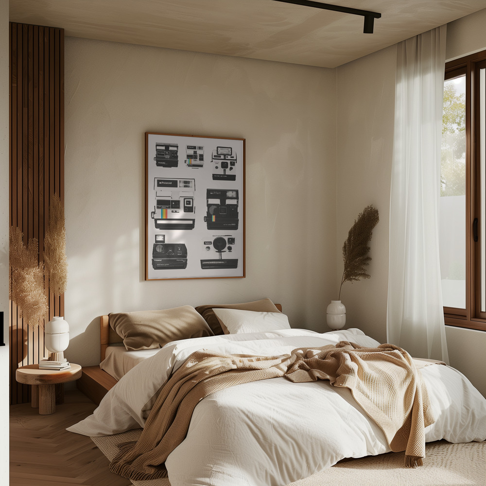 Poster - Instant Camera Collection in bedroom