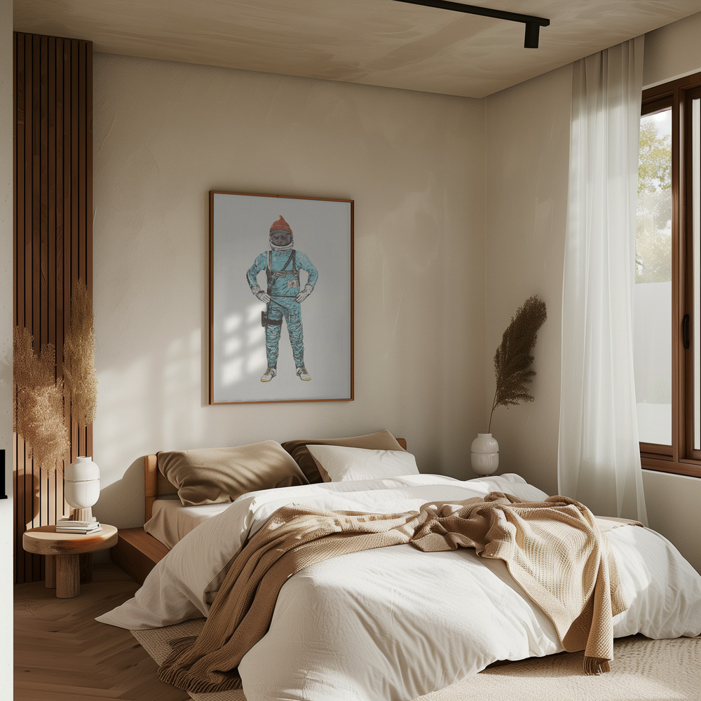 Poster - Zissou In Space in bedroom