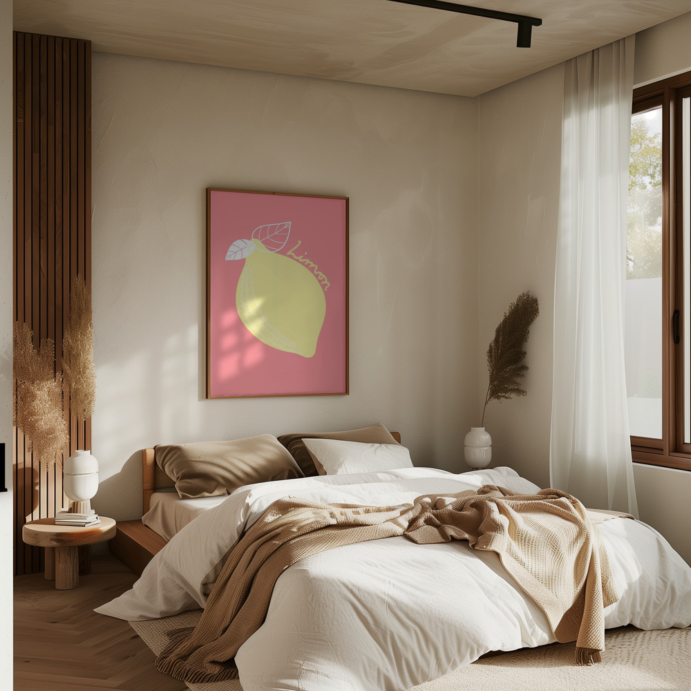 Poster - Limon in bedroom