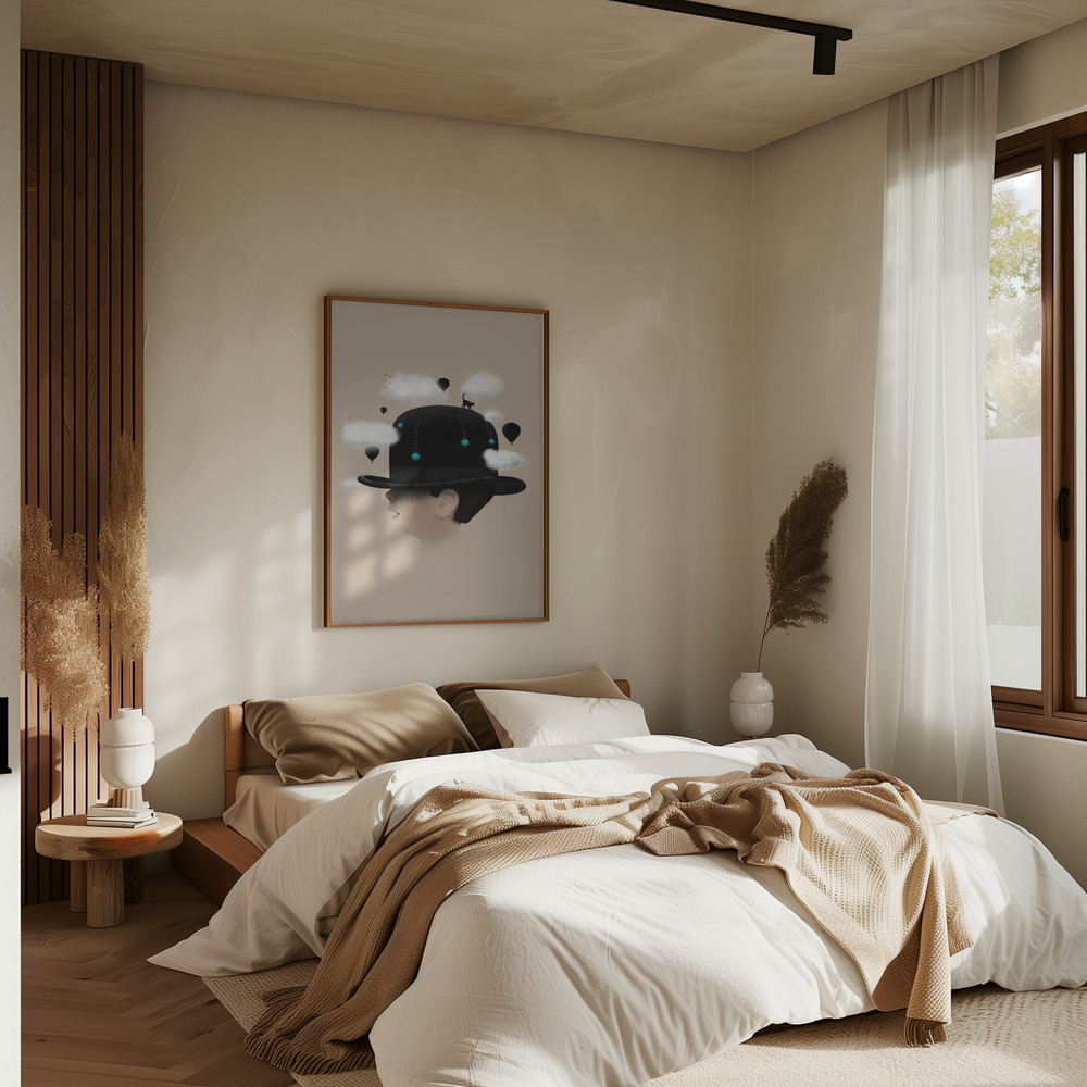 Poster - Dreaming in bedroom
